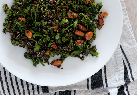 Broccolini with Smoked Paprika, Almonds, and Garlic